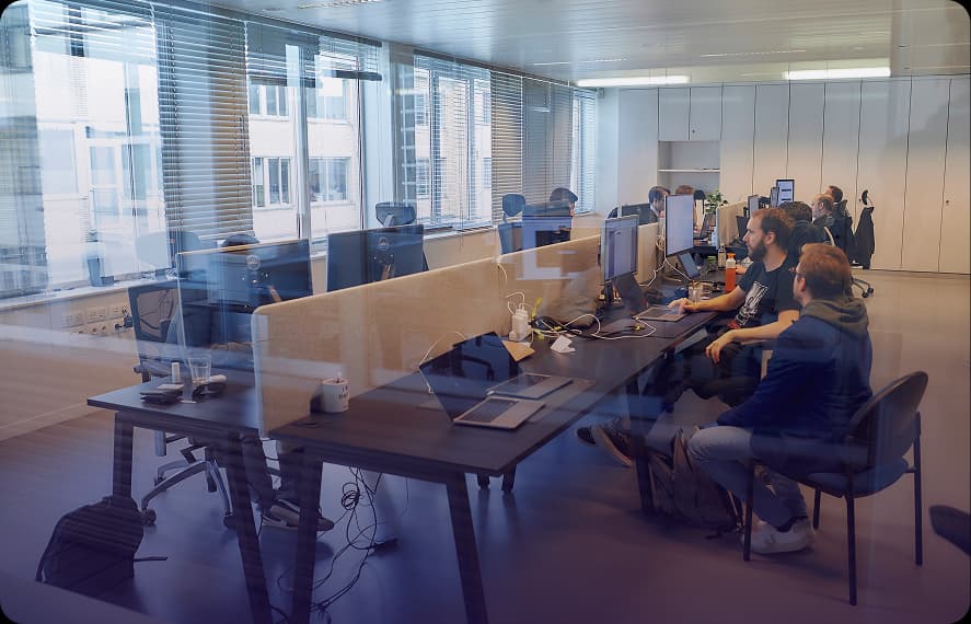 Railnova open-plan office